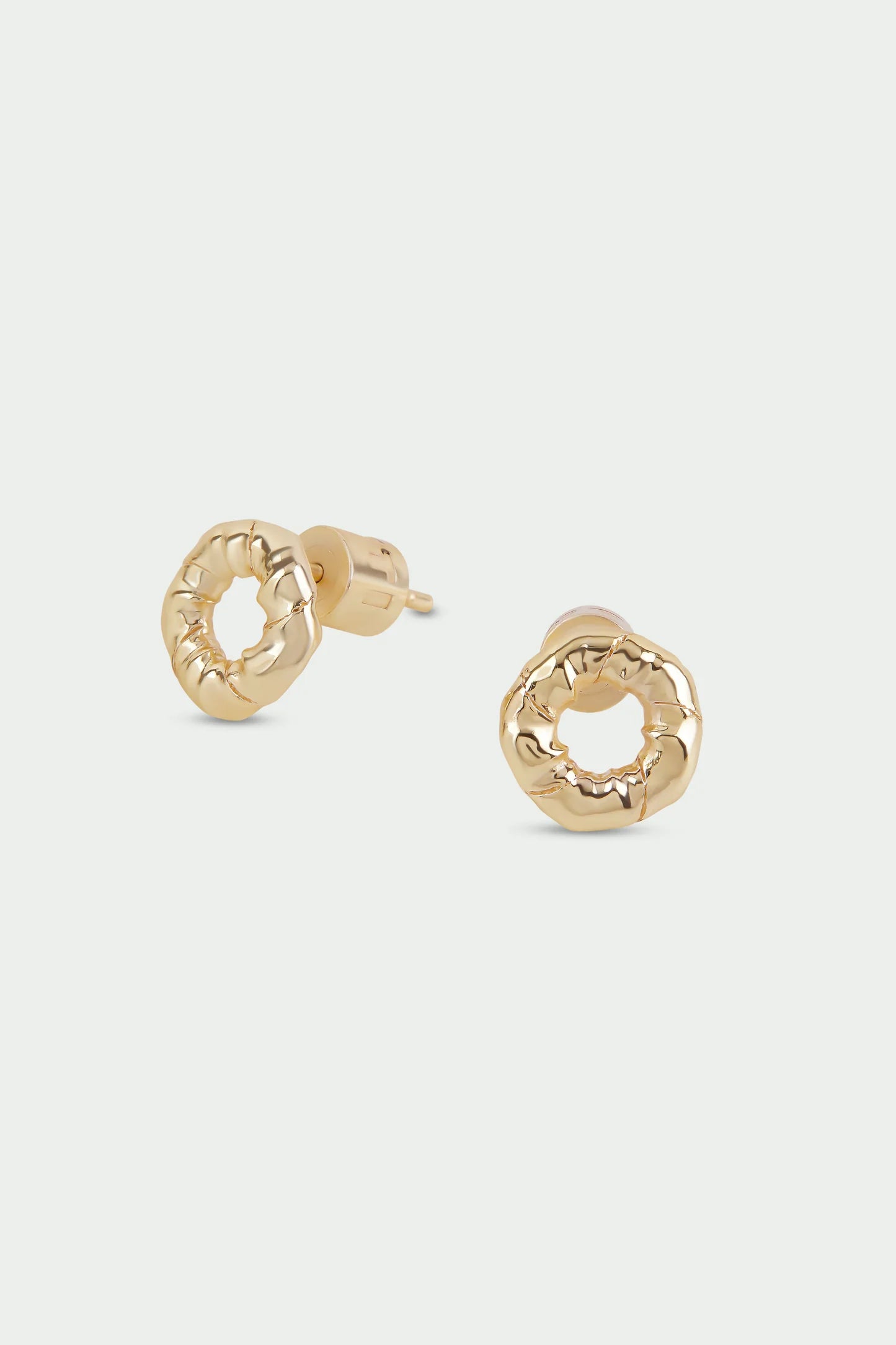Silence Earrings Gold Plated