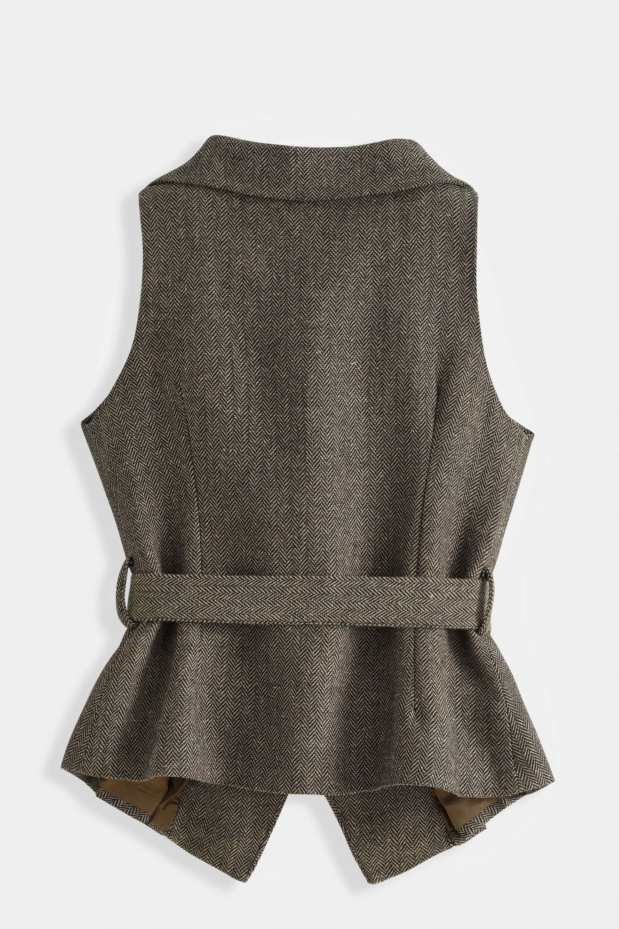 Herringbone Waistcoat Trouser Suit