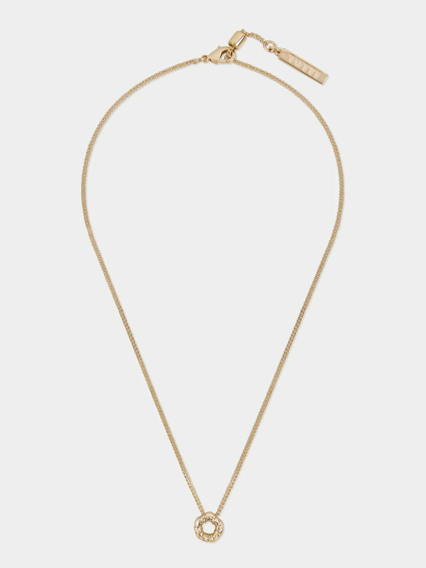 Silence Necklace Gold Plated