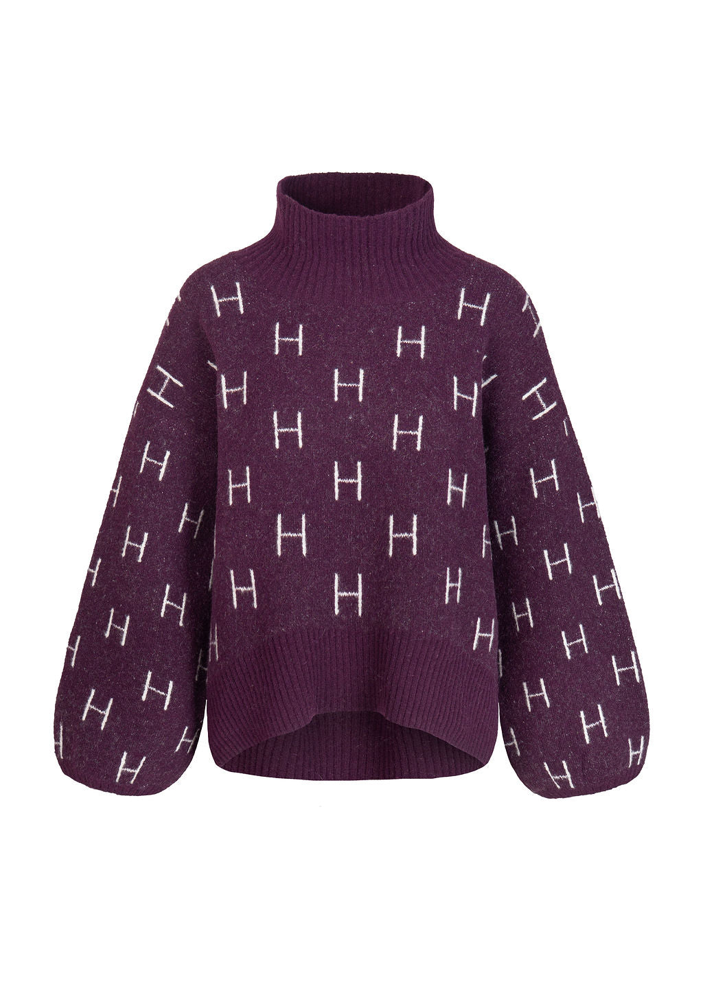 Fam Short Sweater Potent Purple