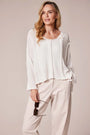 3741 Layer Knit White