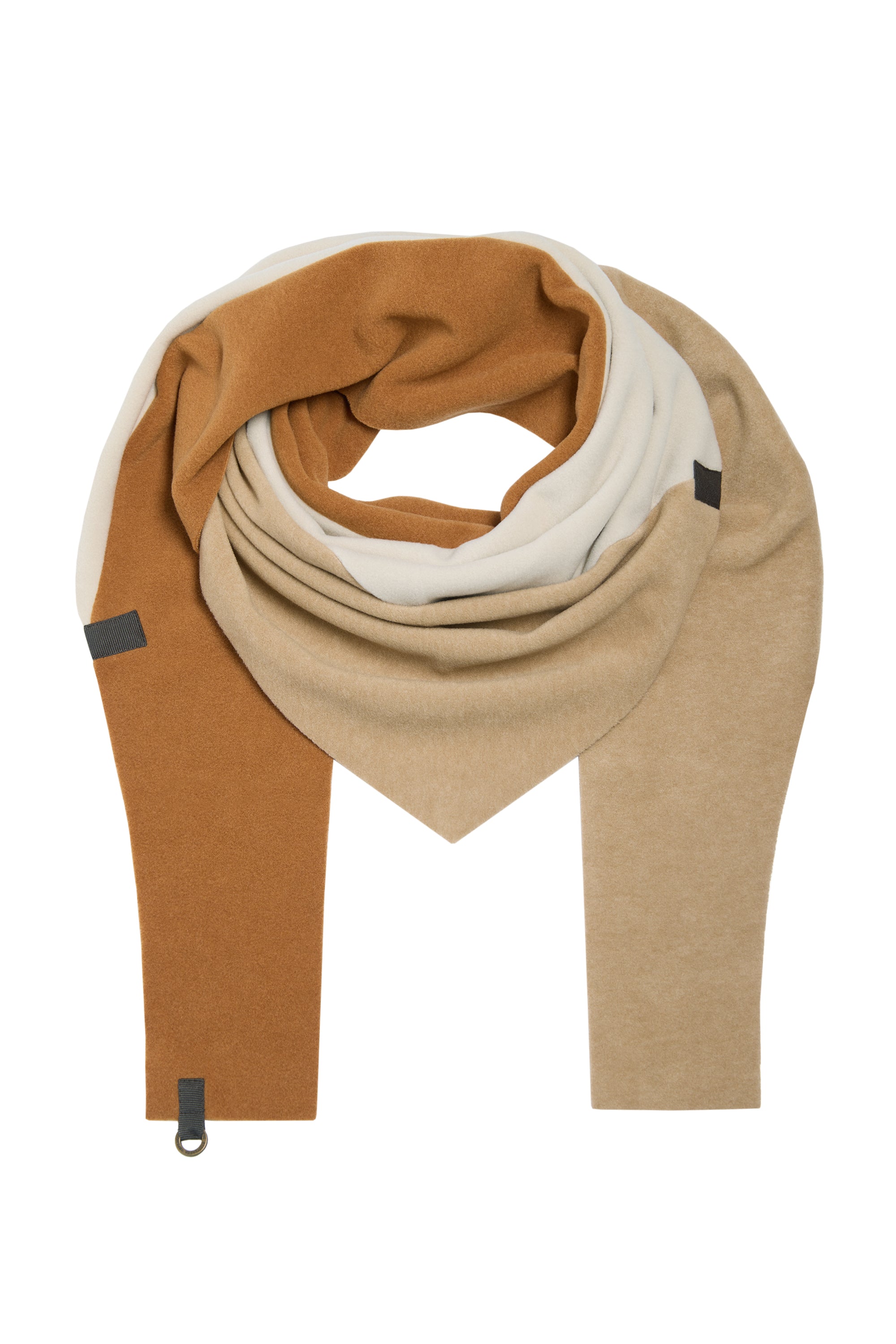 SCARF CAMEL/KIT/RUST
