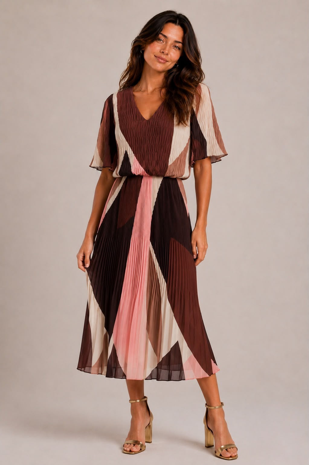 Kyla Plisse Dress AW26