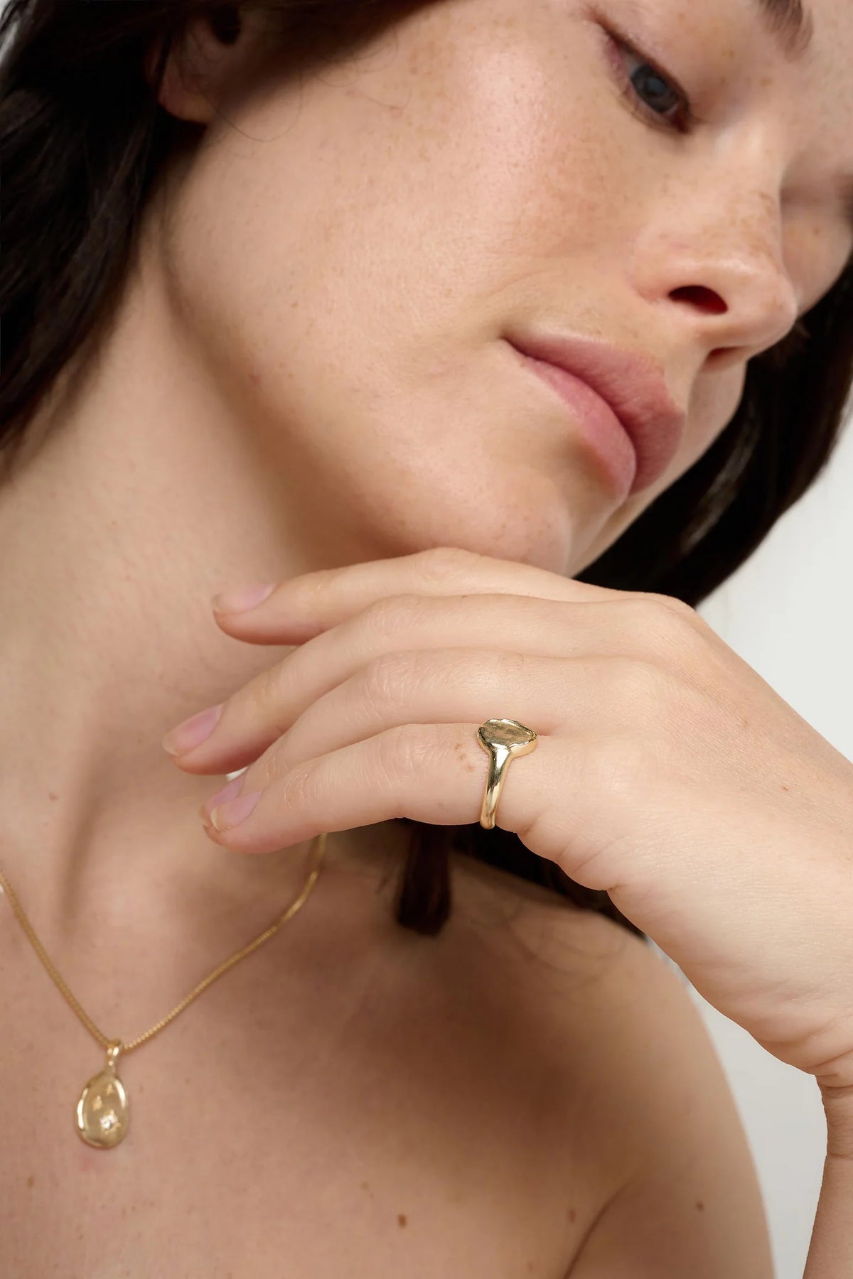 TUTTI Aster Pinky Ring Gold