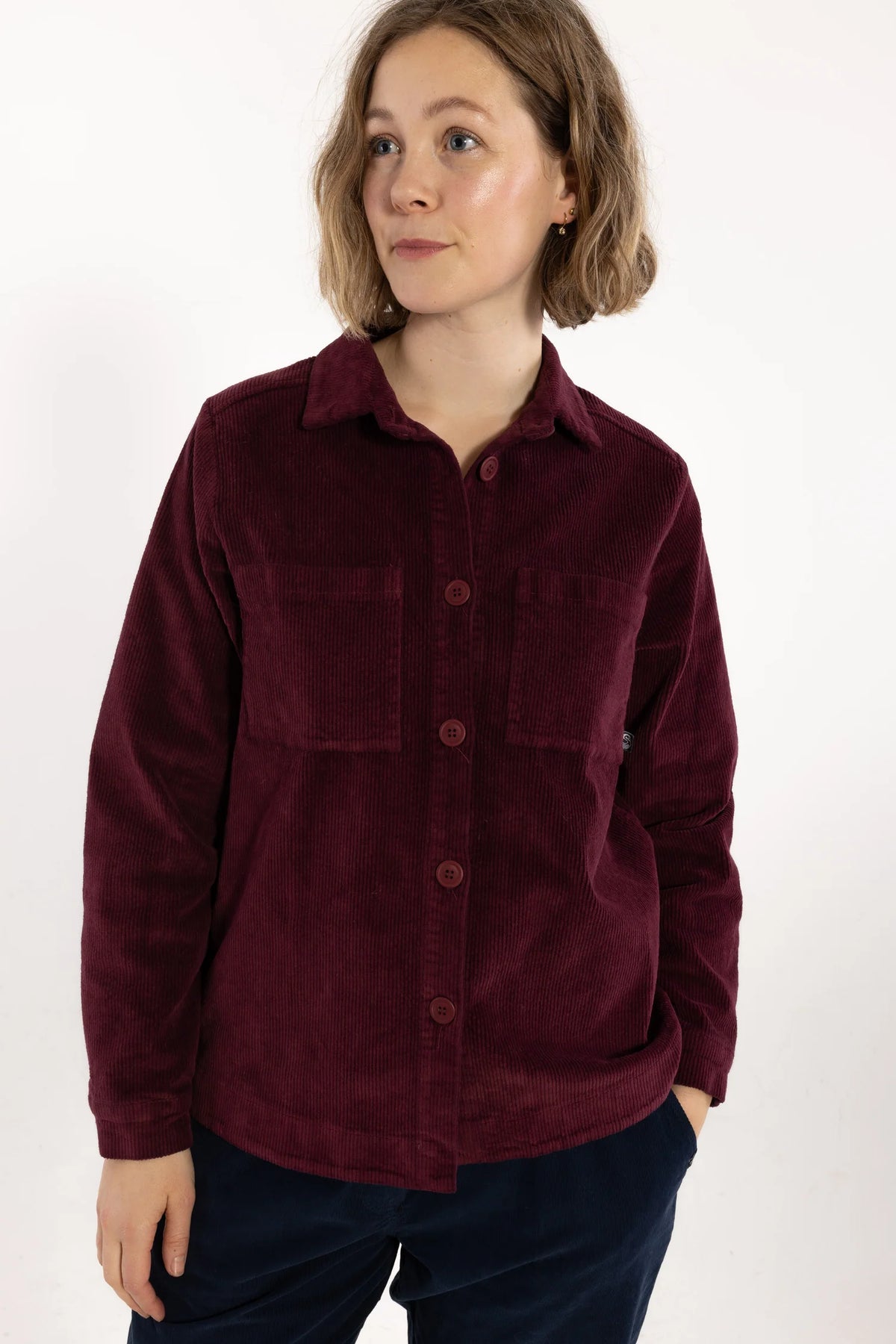 Cherry Red Cord Shirt