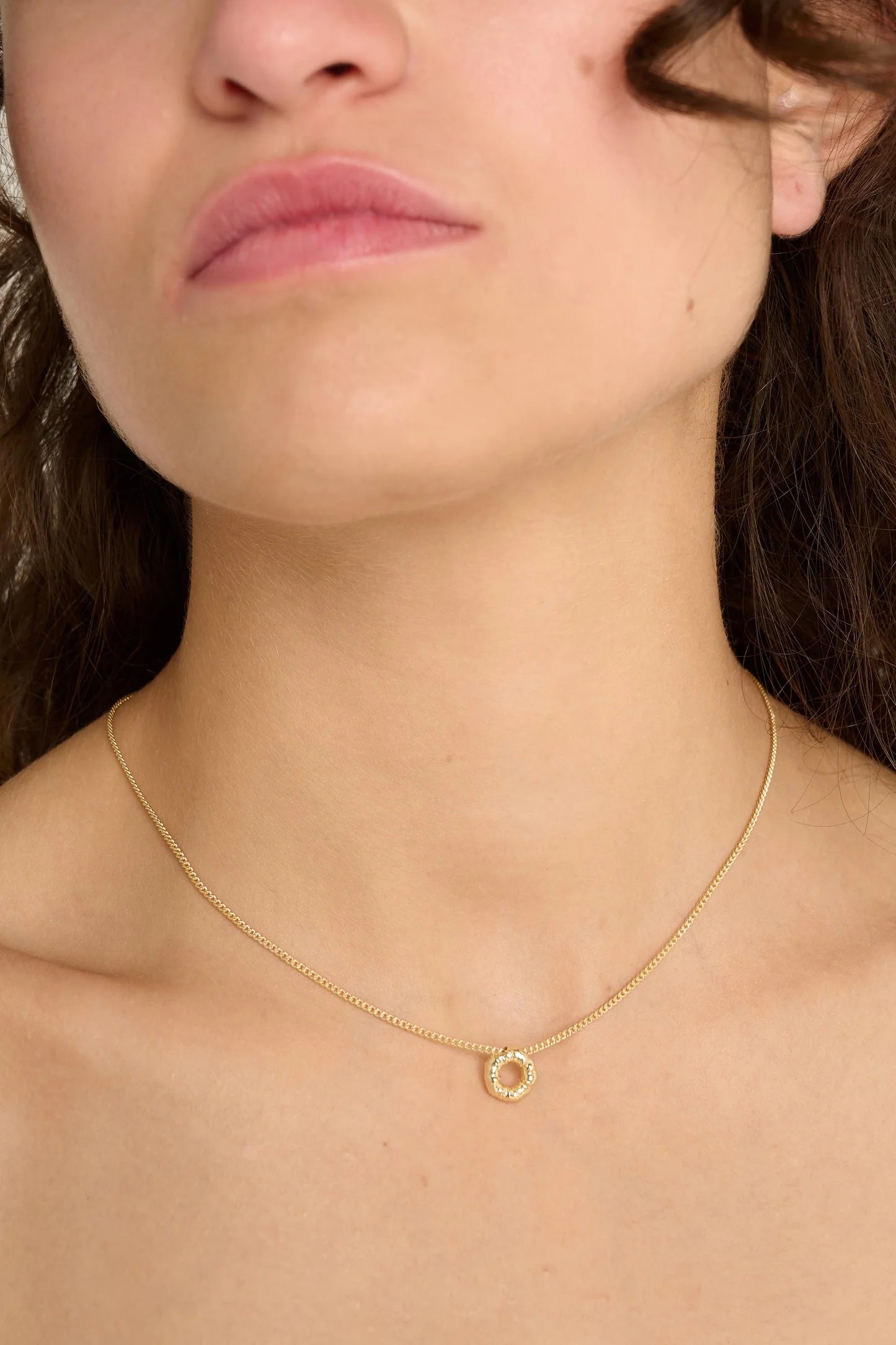 Silence Necklace Gold Plated