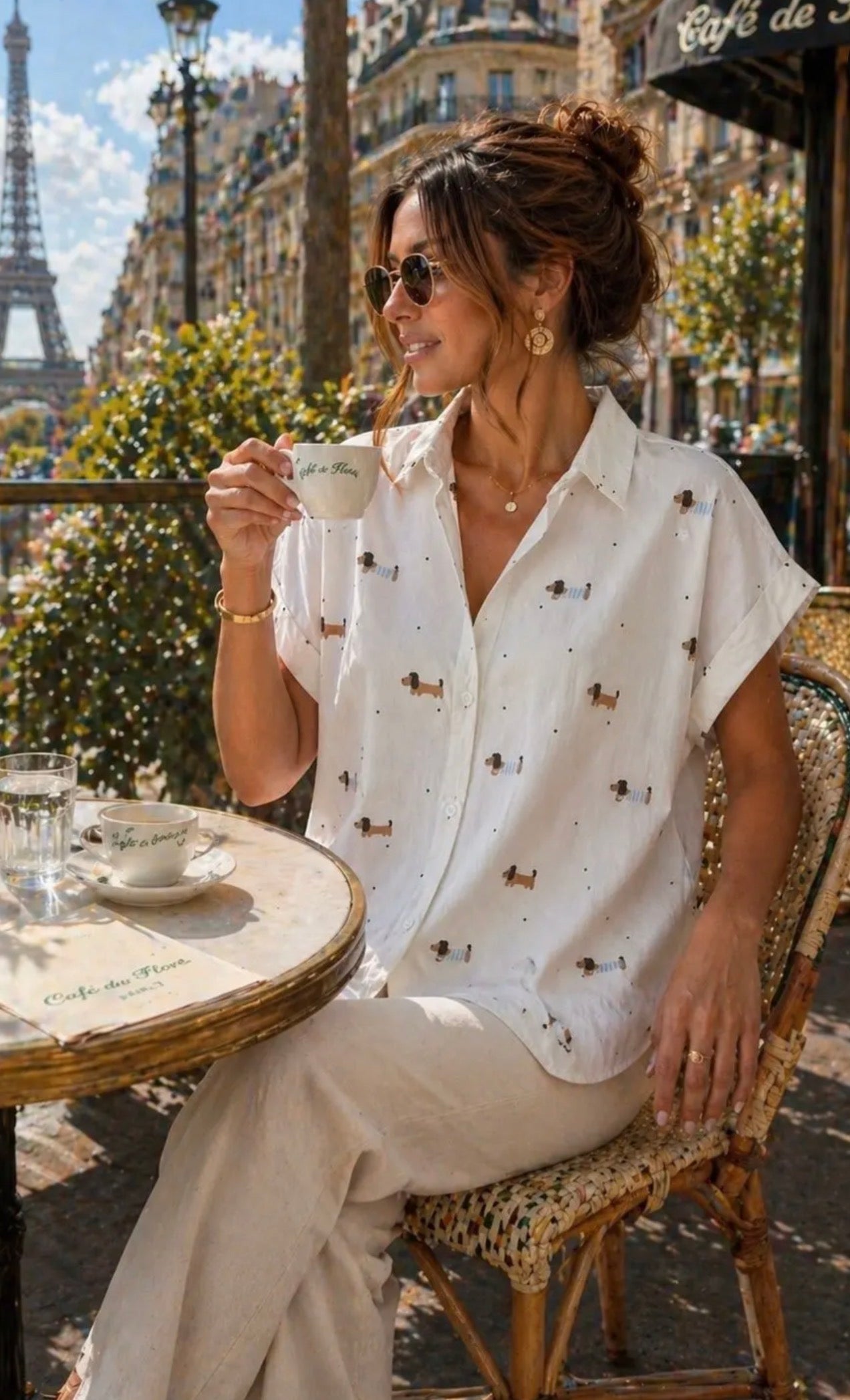 Flowy Dachshund Shirt