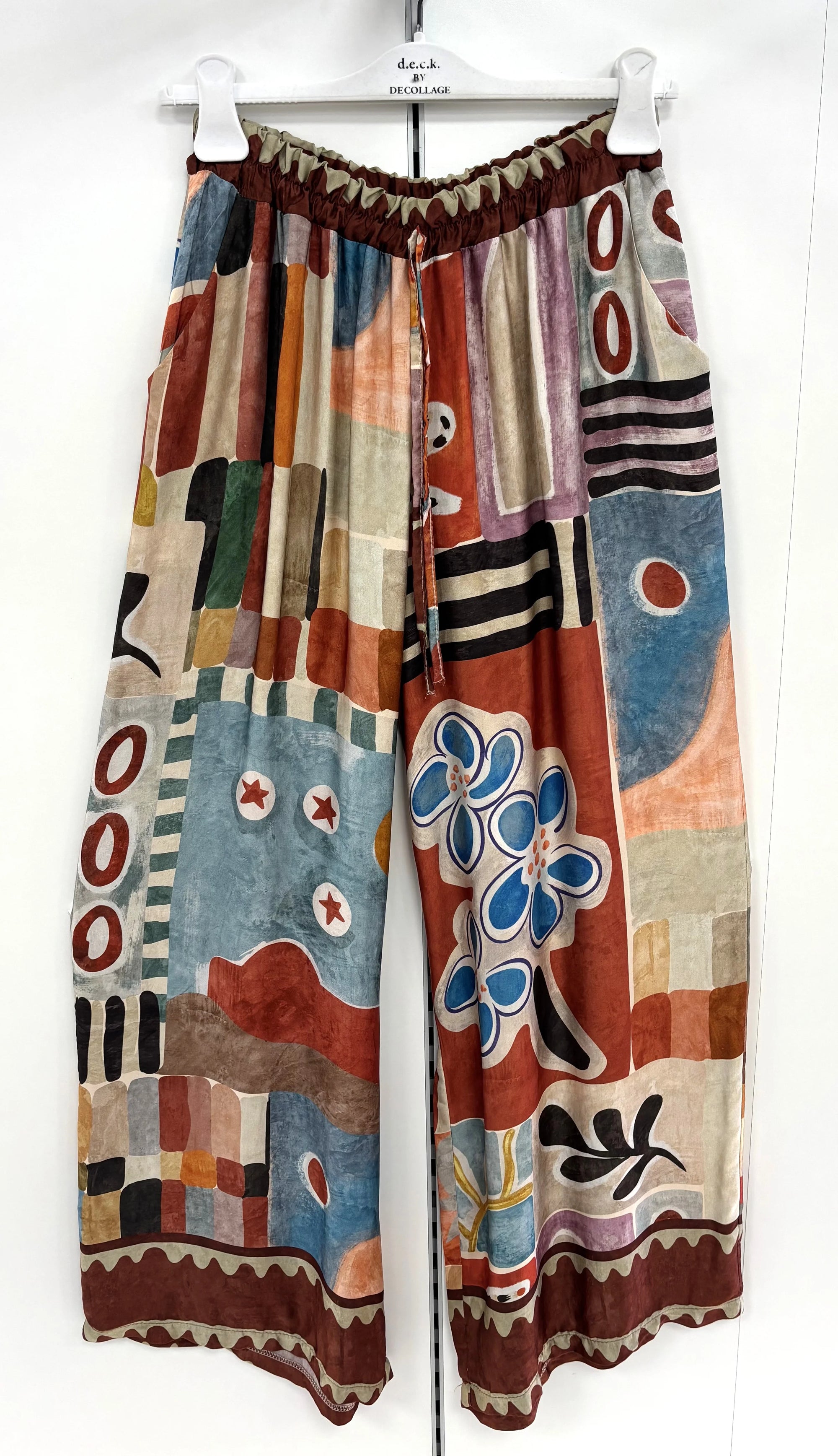 Palazzo Pant Abstract Terracotta