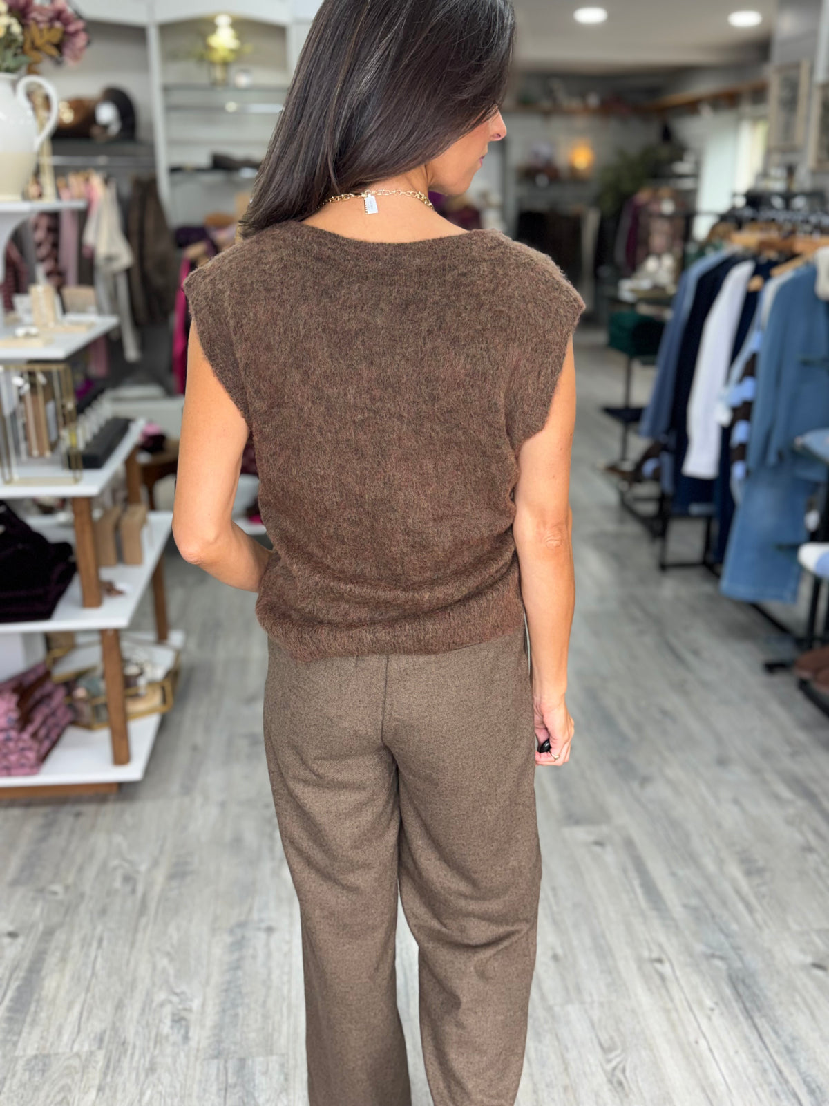 Pullover 82051 Brown