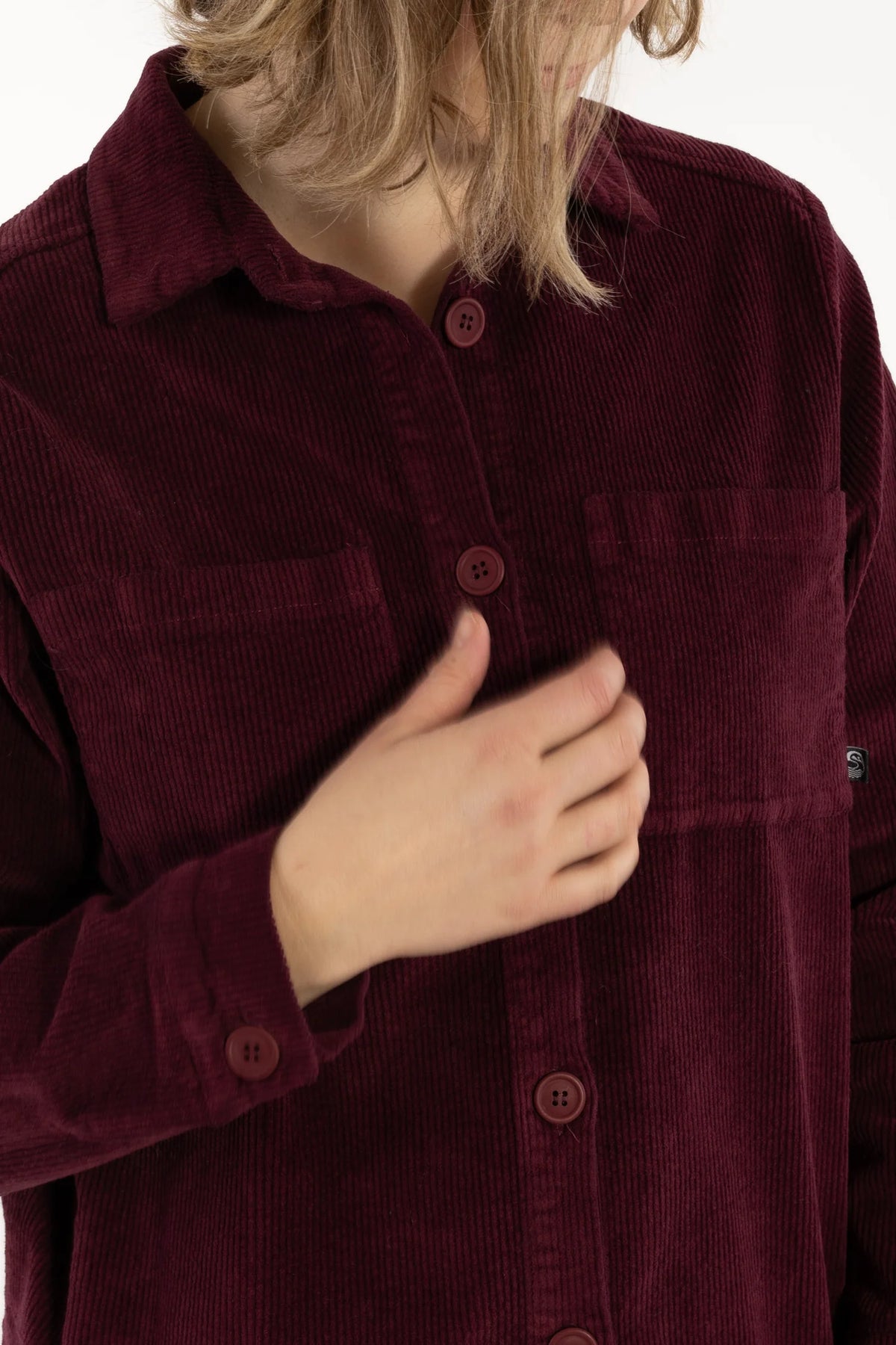 Cherry Red Cord Shirt