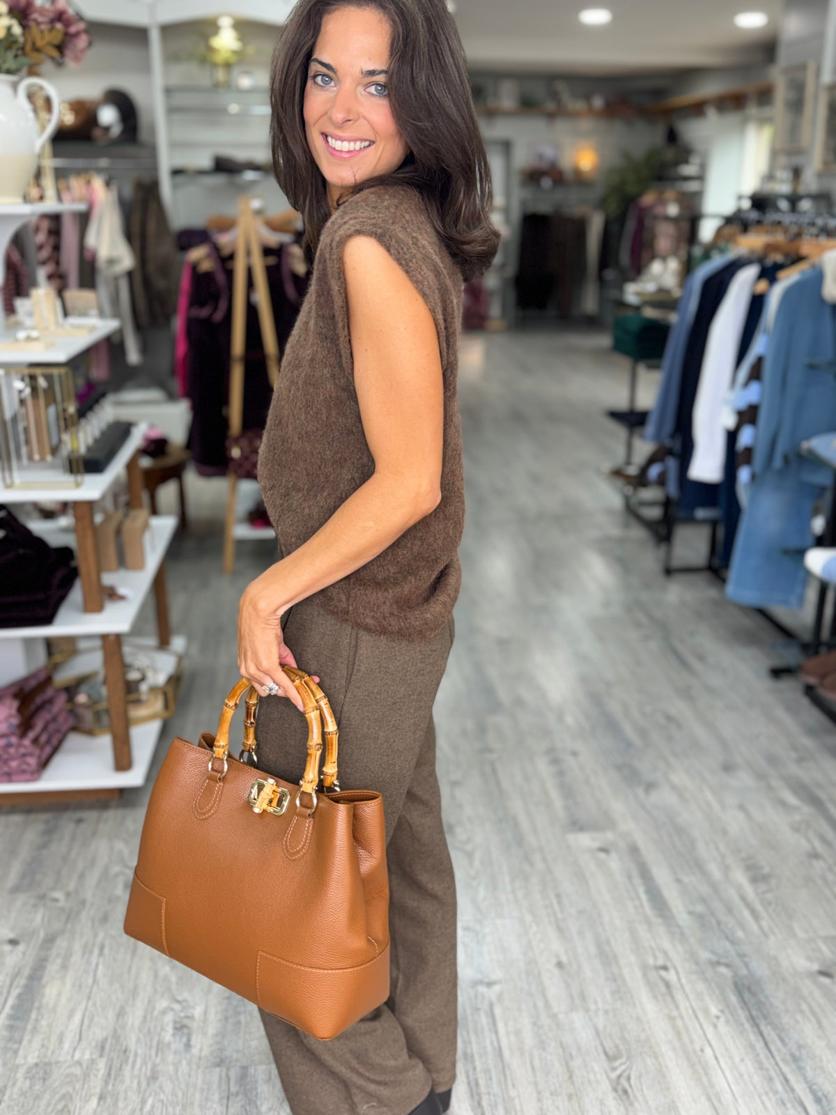 Pullover 82051 Brown