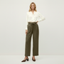 Tie Front Trouser 82815 Brown