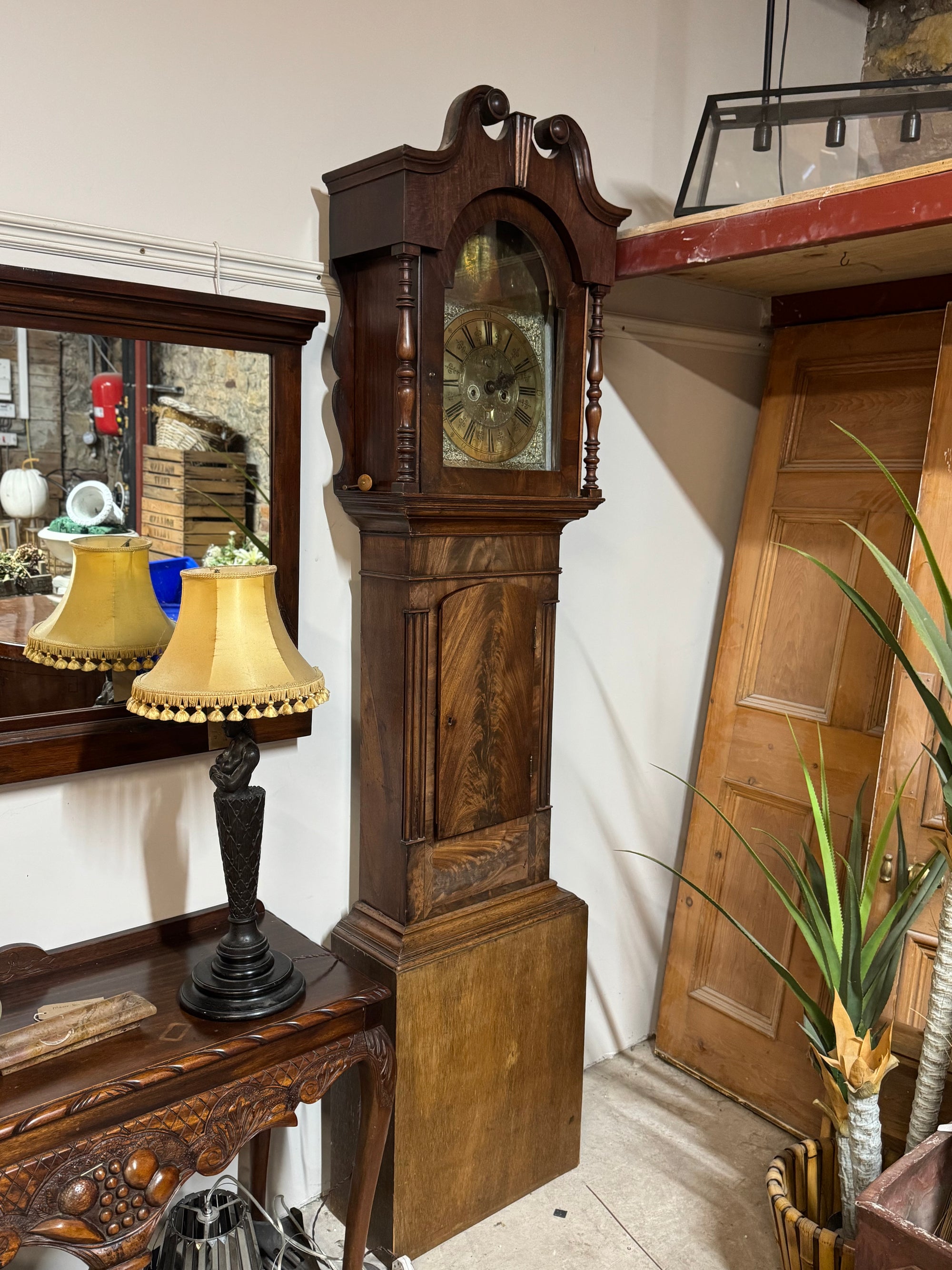 Mahogany Grandfather Clock