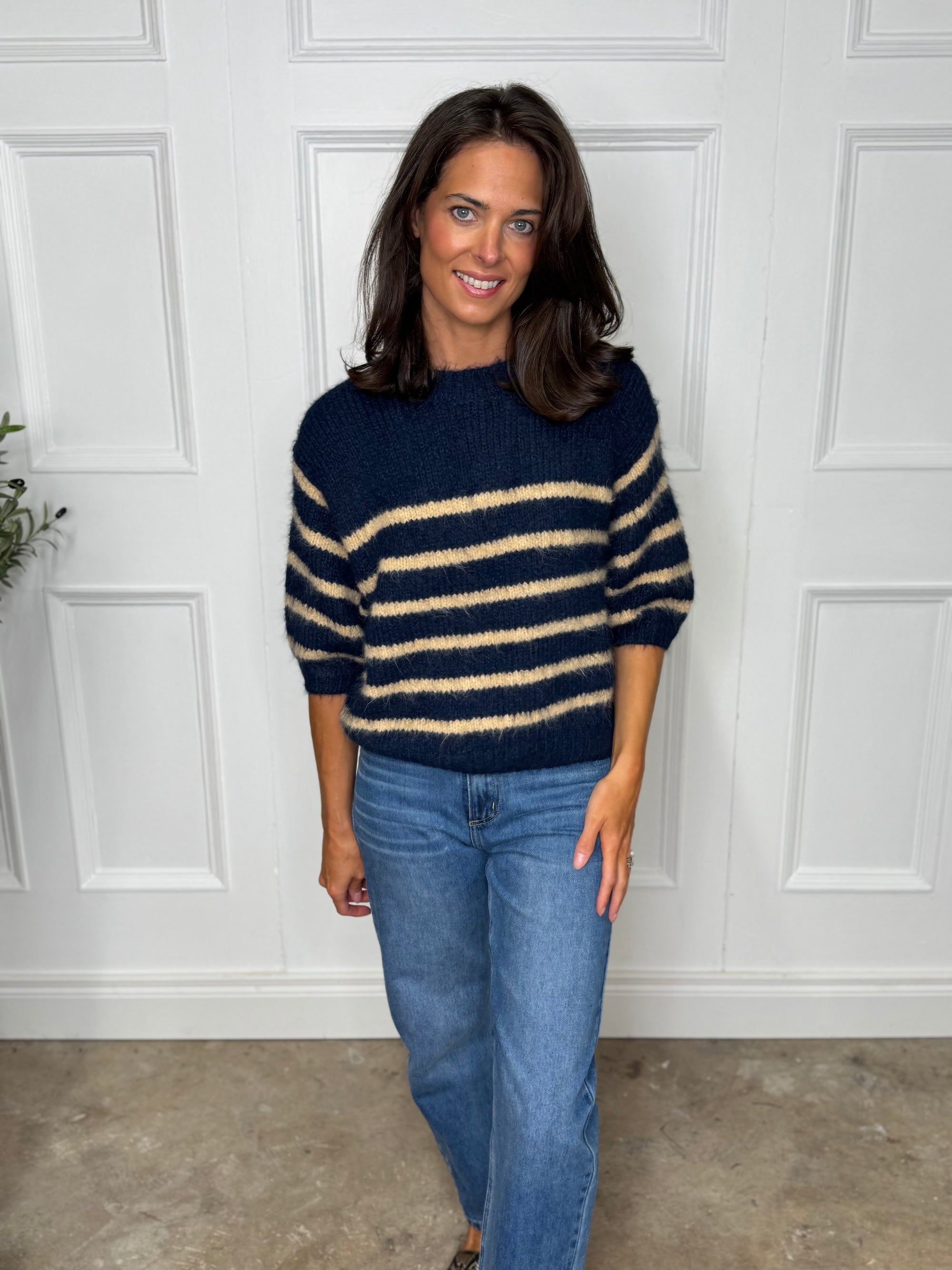 Harbour Brushed Knit Navy