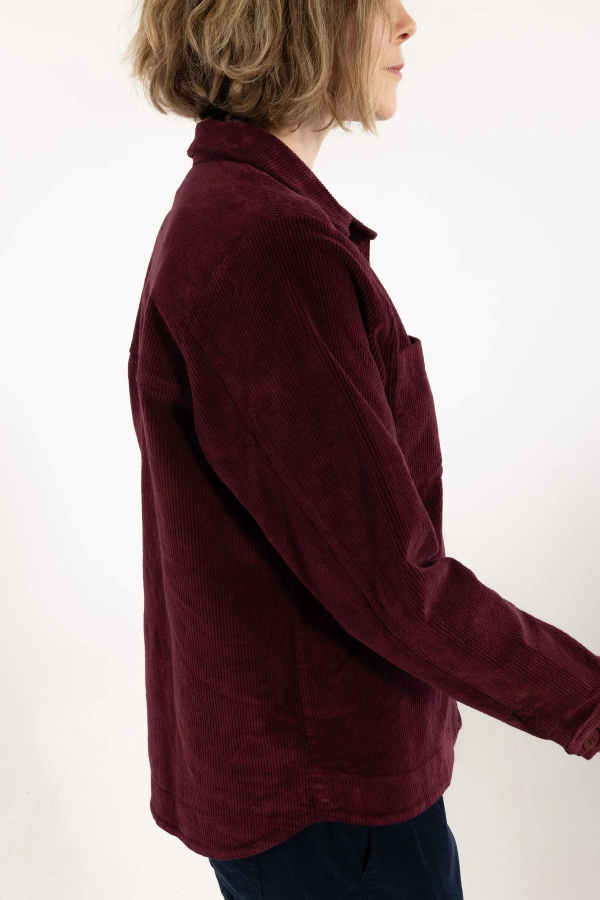 Cherry Red Cord Shirt