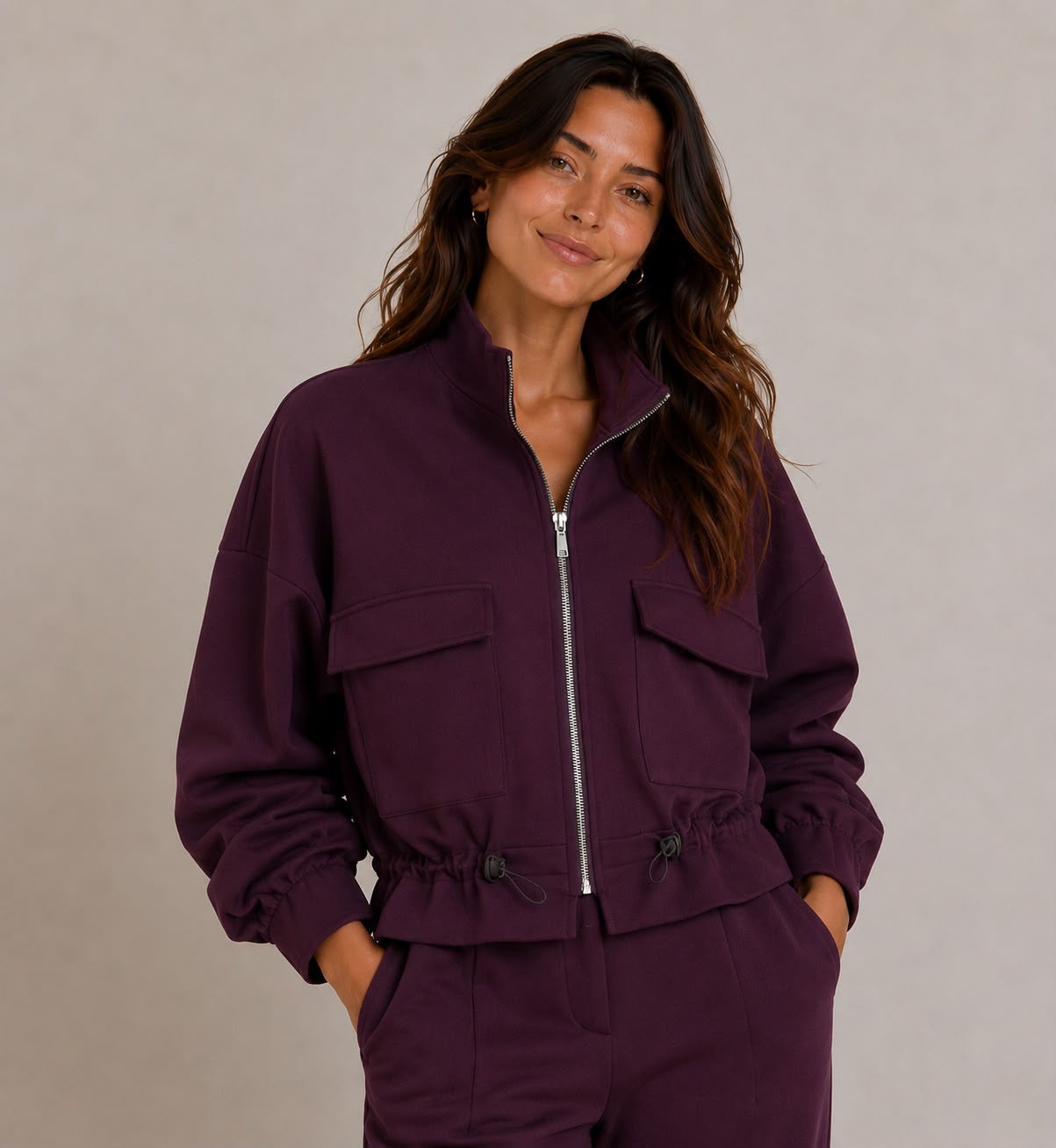 Kyla Leisure Suit Plum