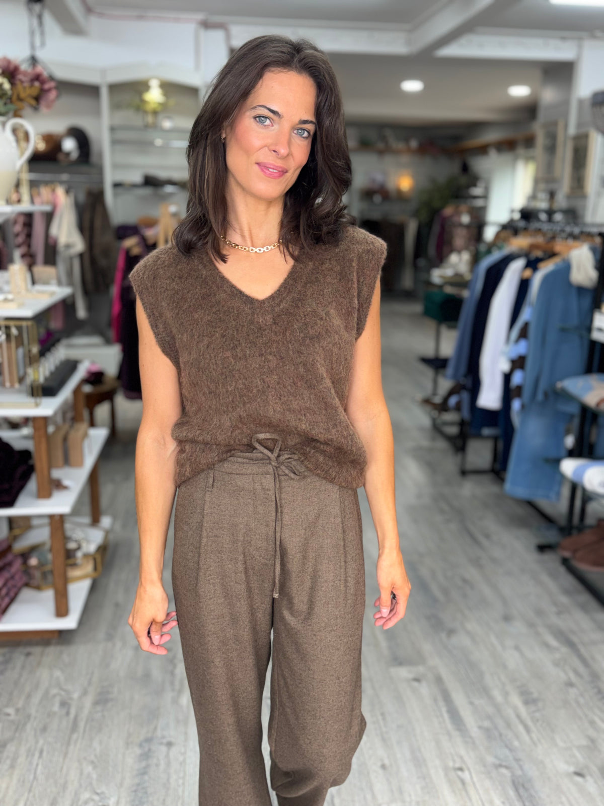 Pullover 82051 Brown