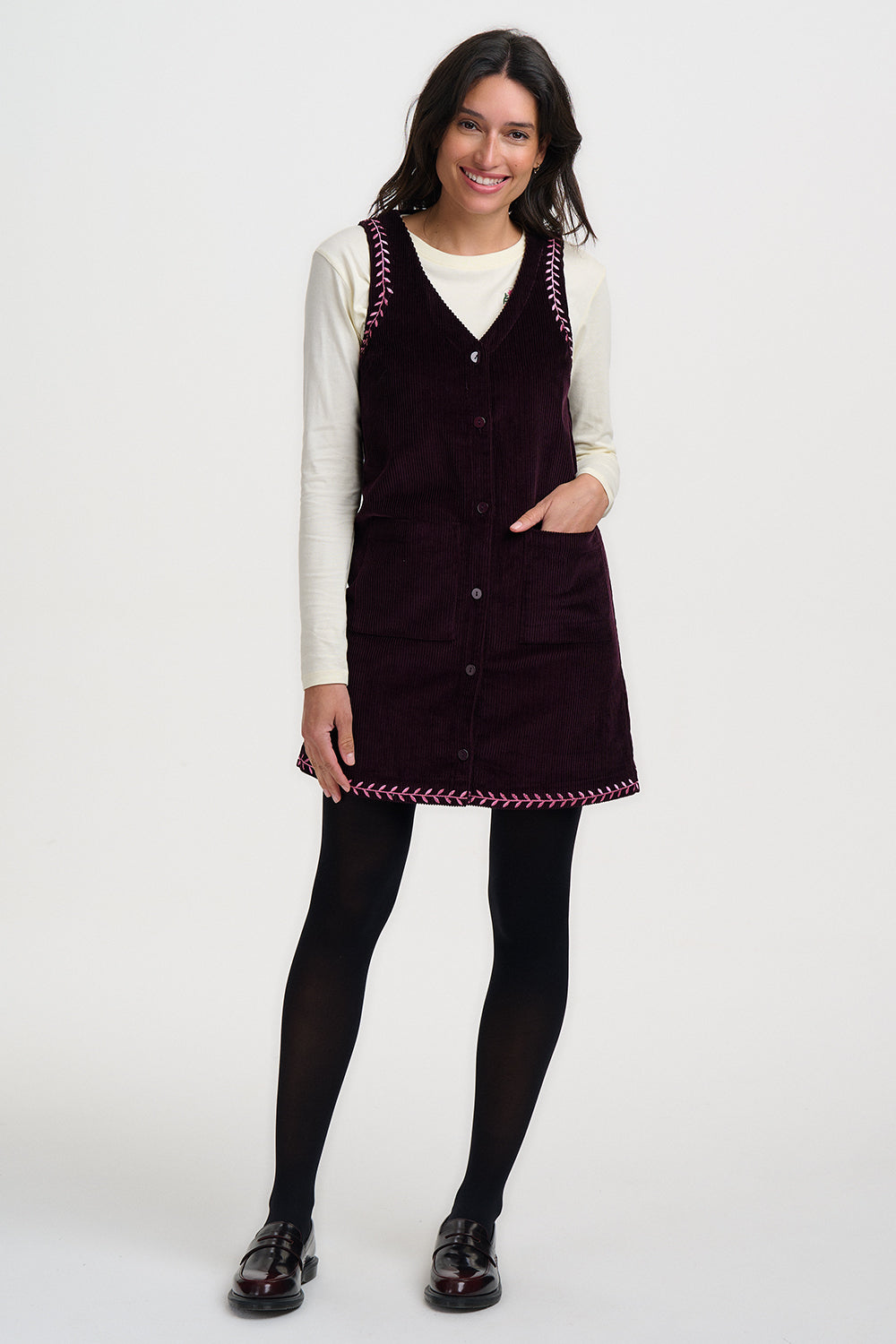 VERA CORD TUNIC DRESS