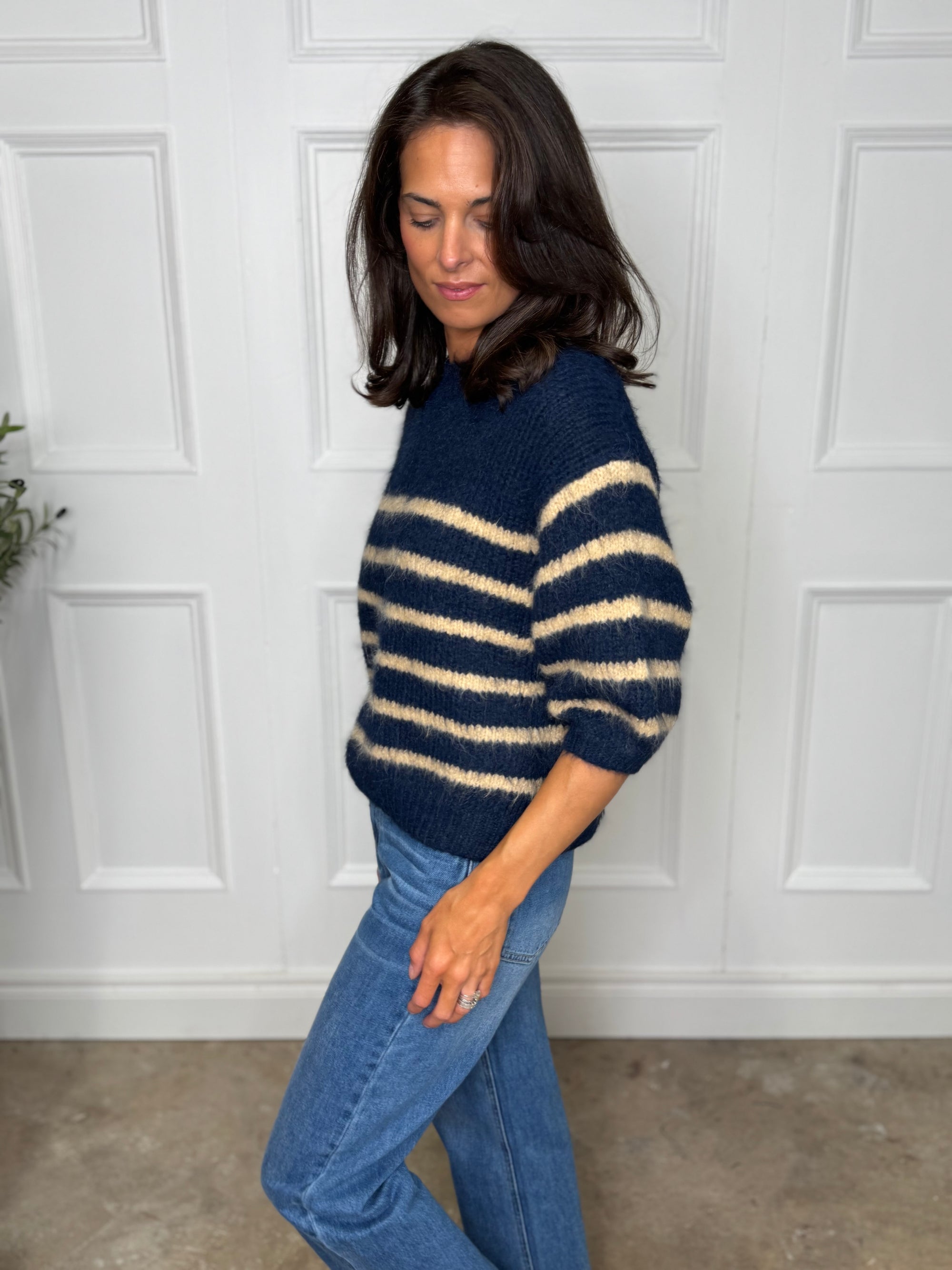 Harbour Brushed Knit Navy