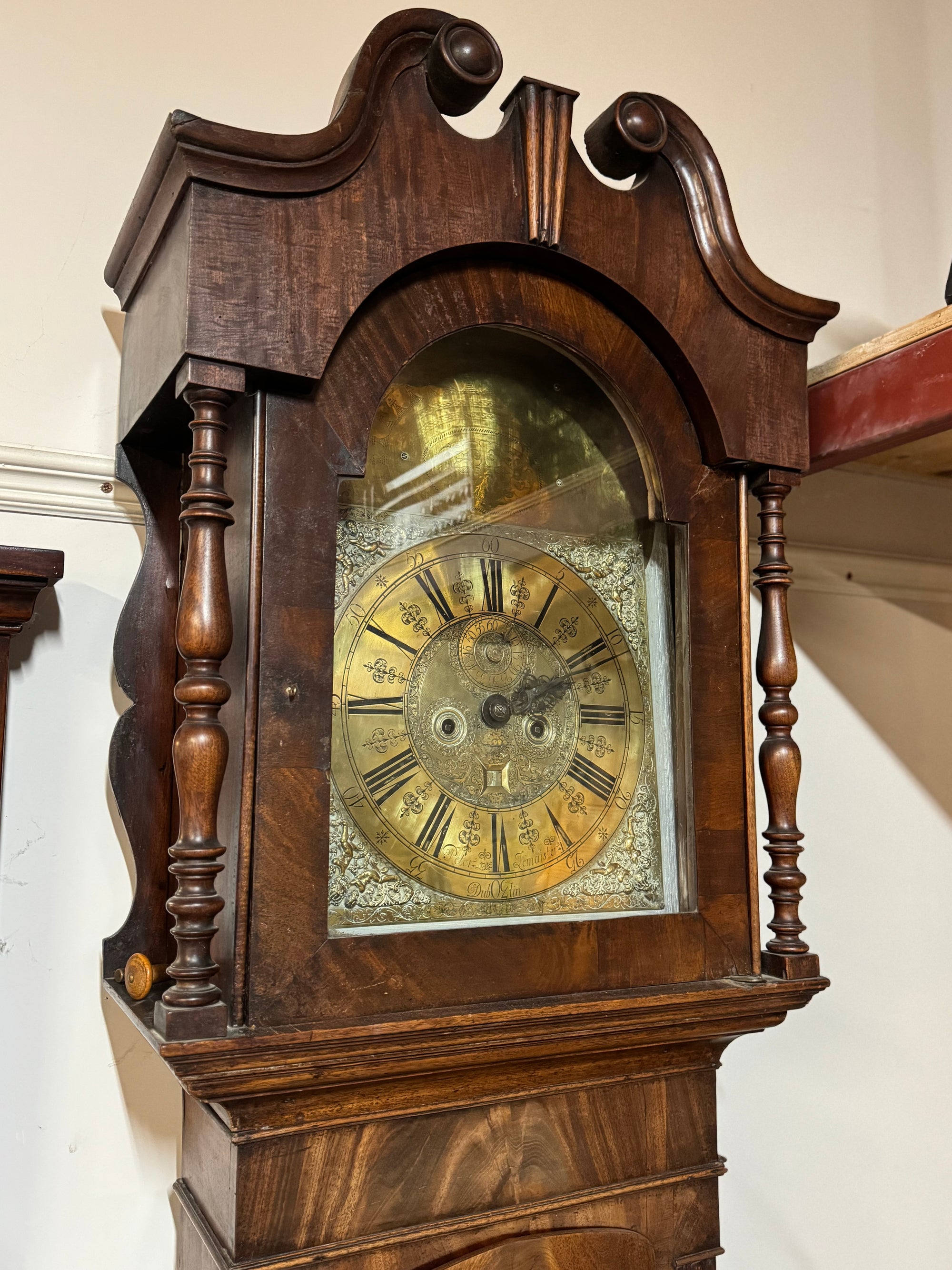 Mahogany Grandfather Clock