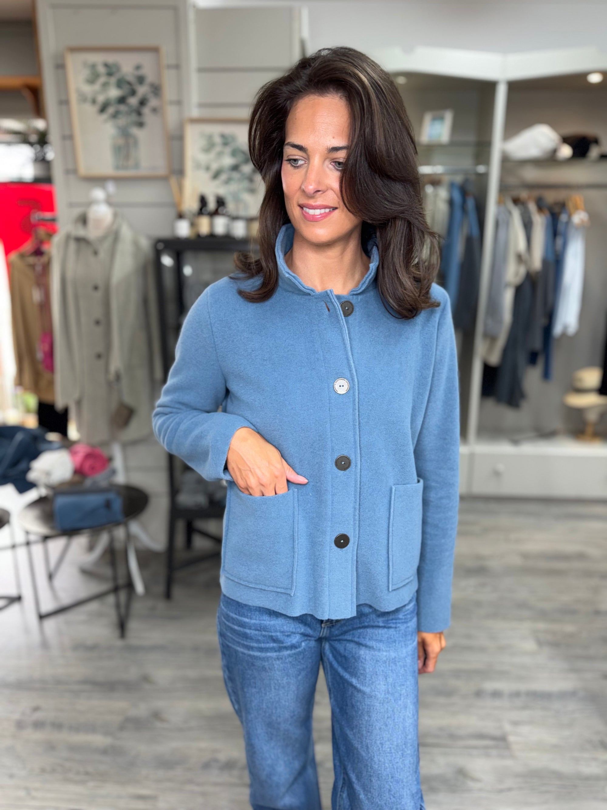 Jacket 7164 Dusty Blue