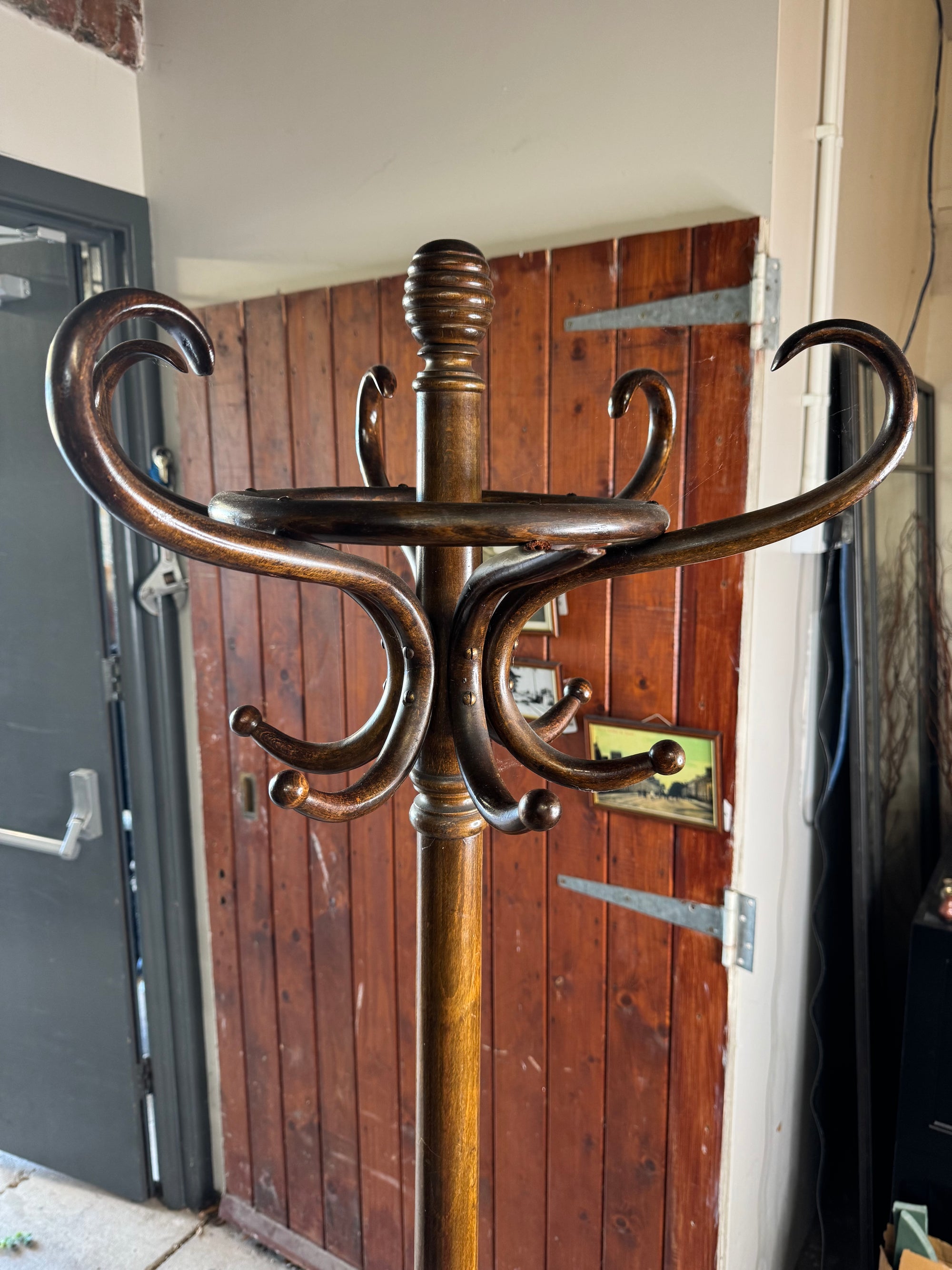 Mahogany Coat Stand