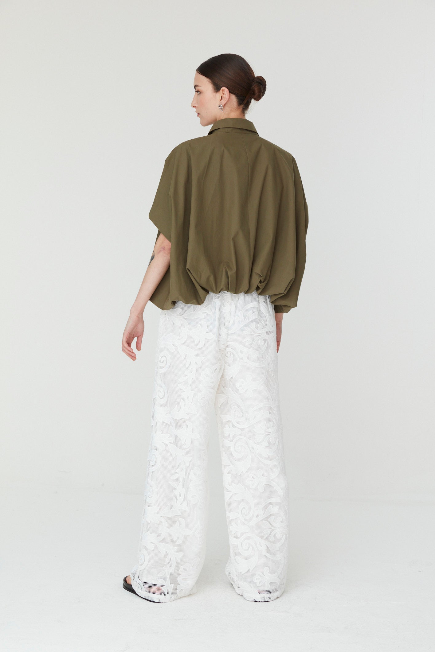 Jovonna Livia Blouse Khaki