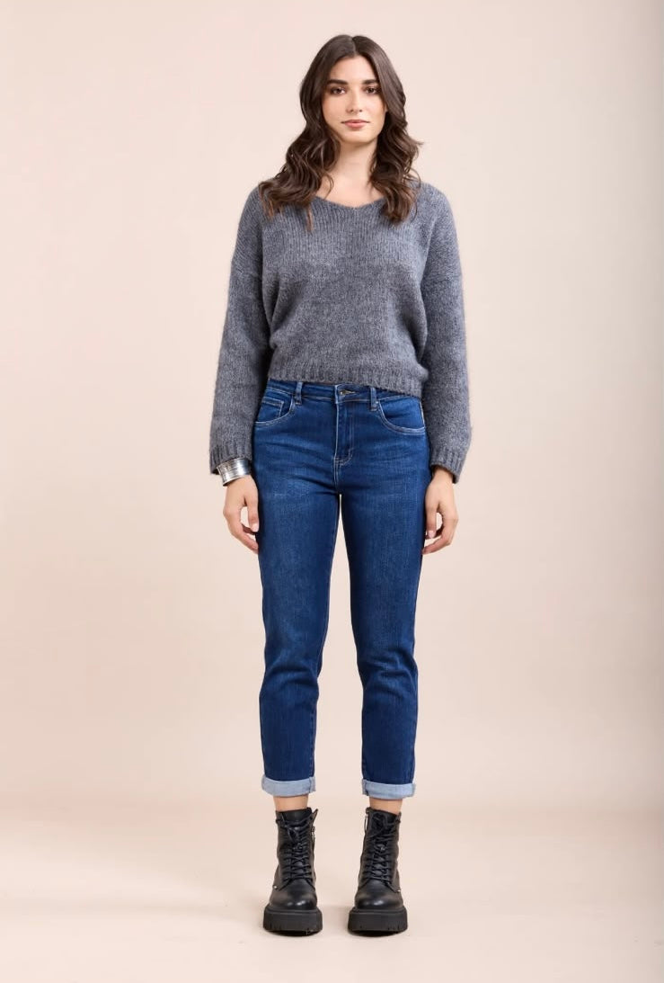 Toxik Boyfriend Jean Deep Blue