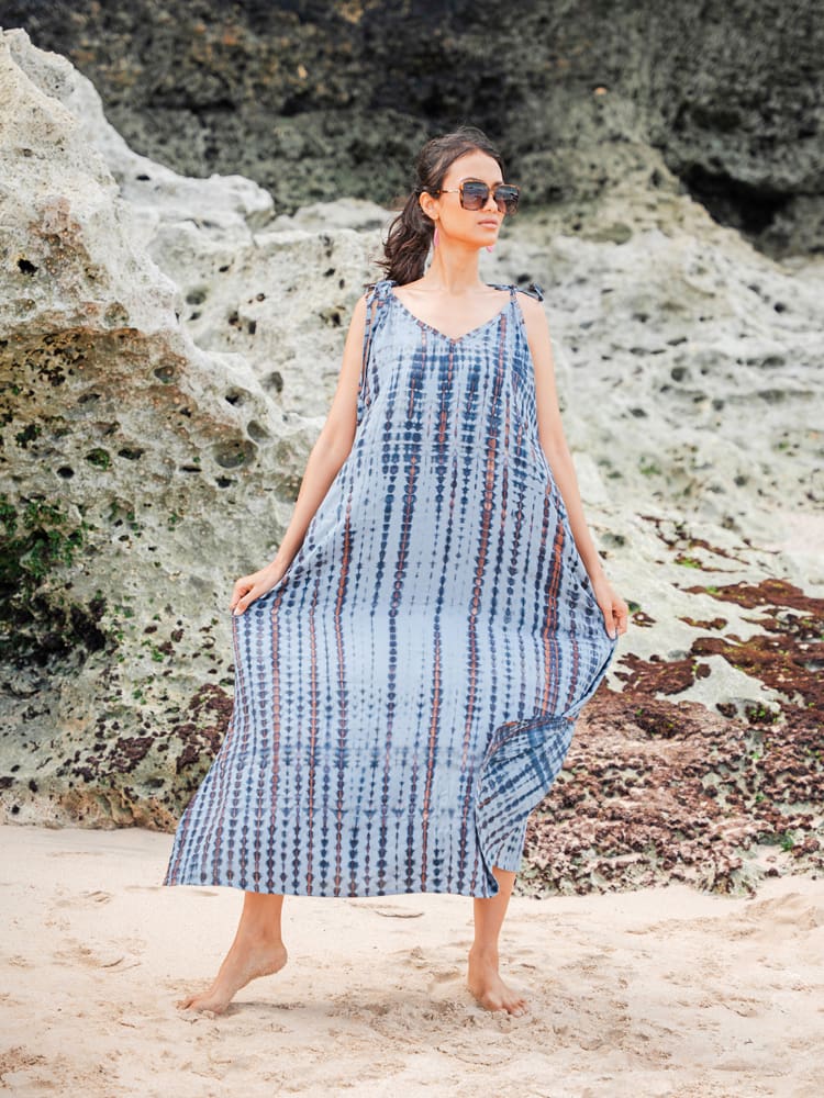 Tye Dye Dress Grey