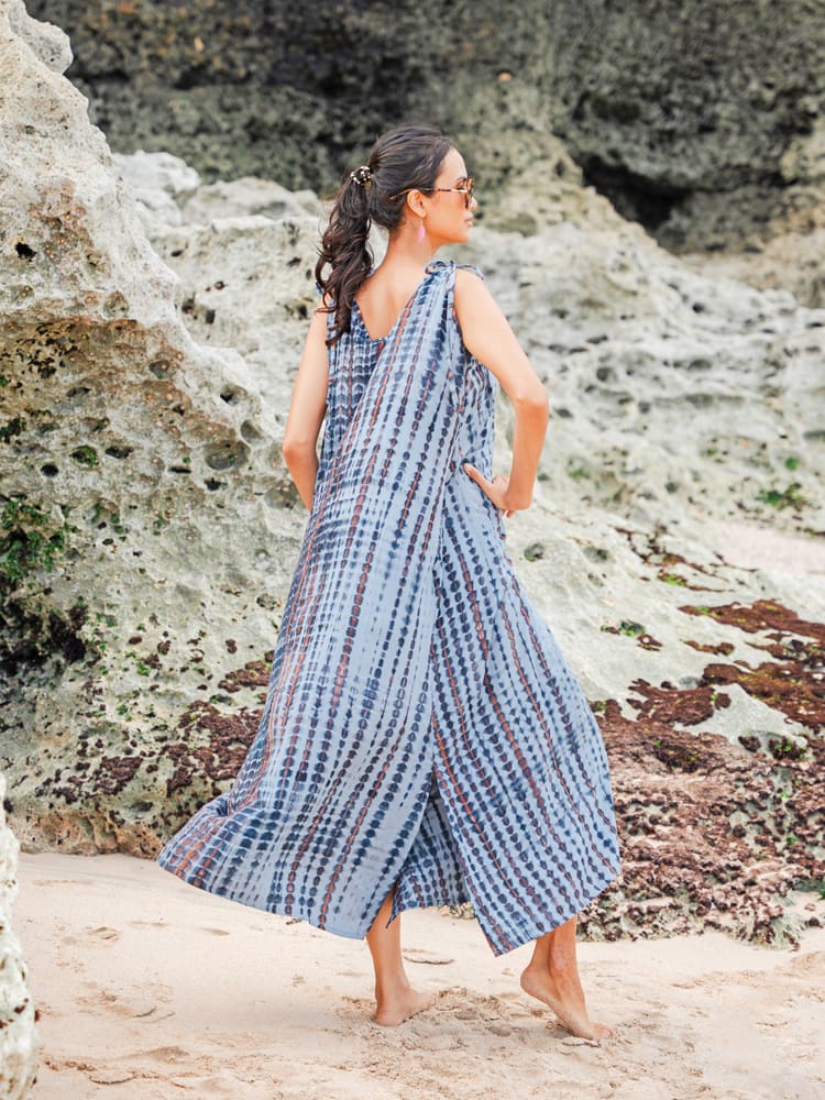 Tye Dye Dress Grey