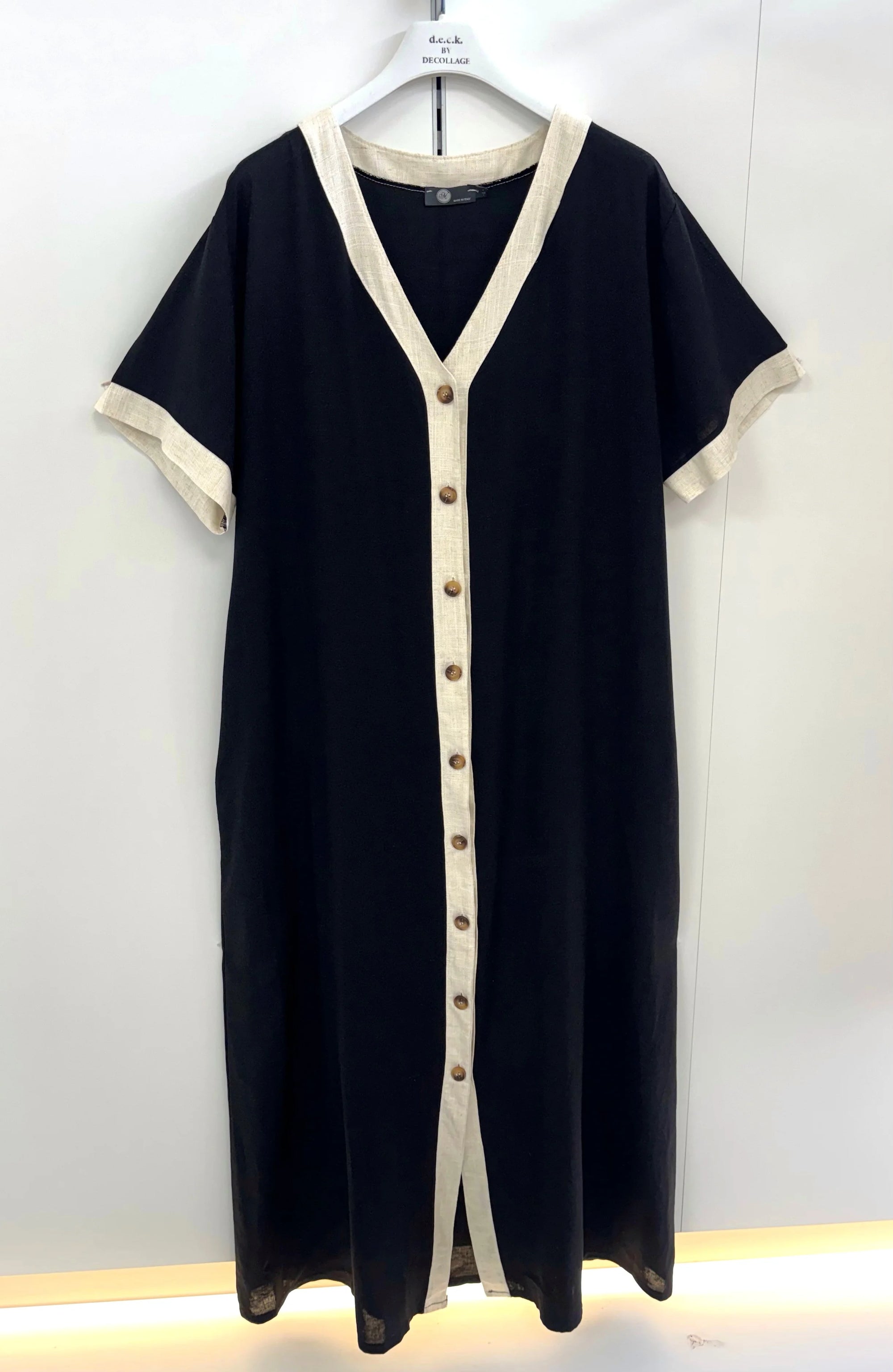 Short Sleeve Dress 12661 Black