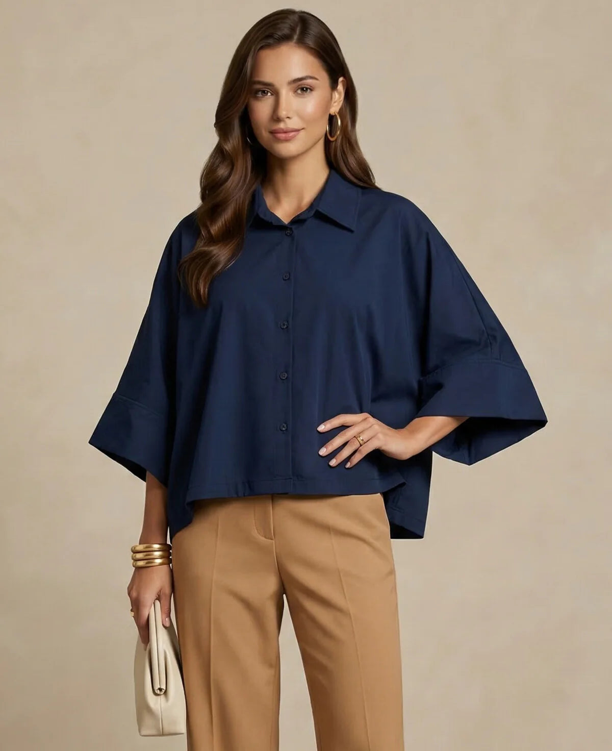 40202 Blouse Navy