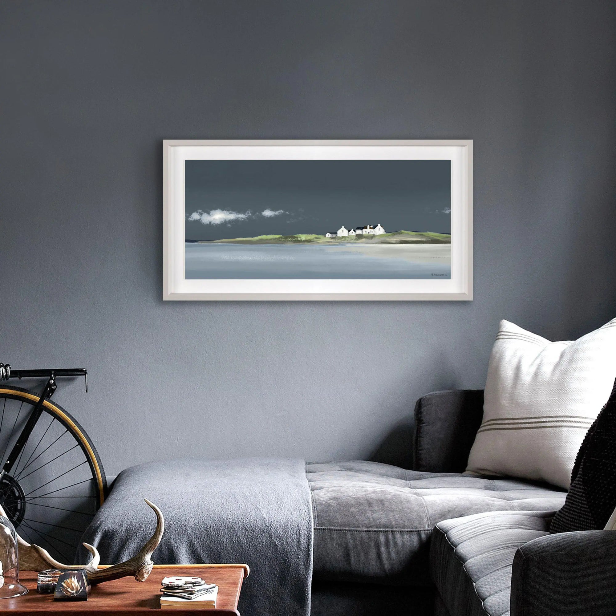 True Blue Framed Art