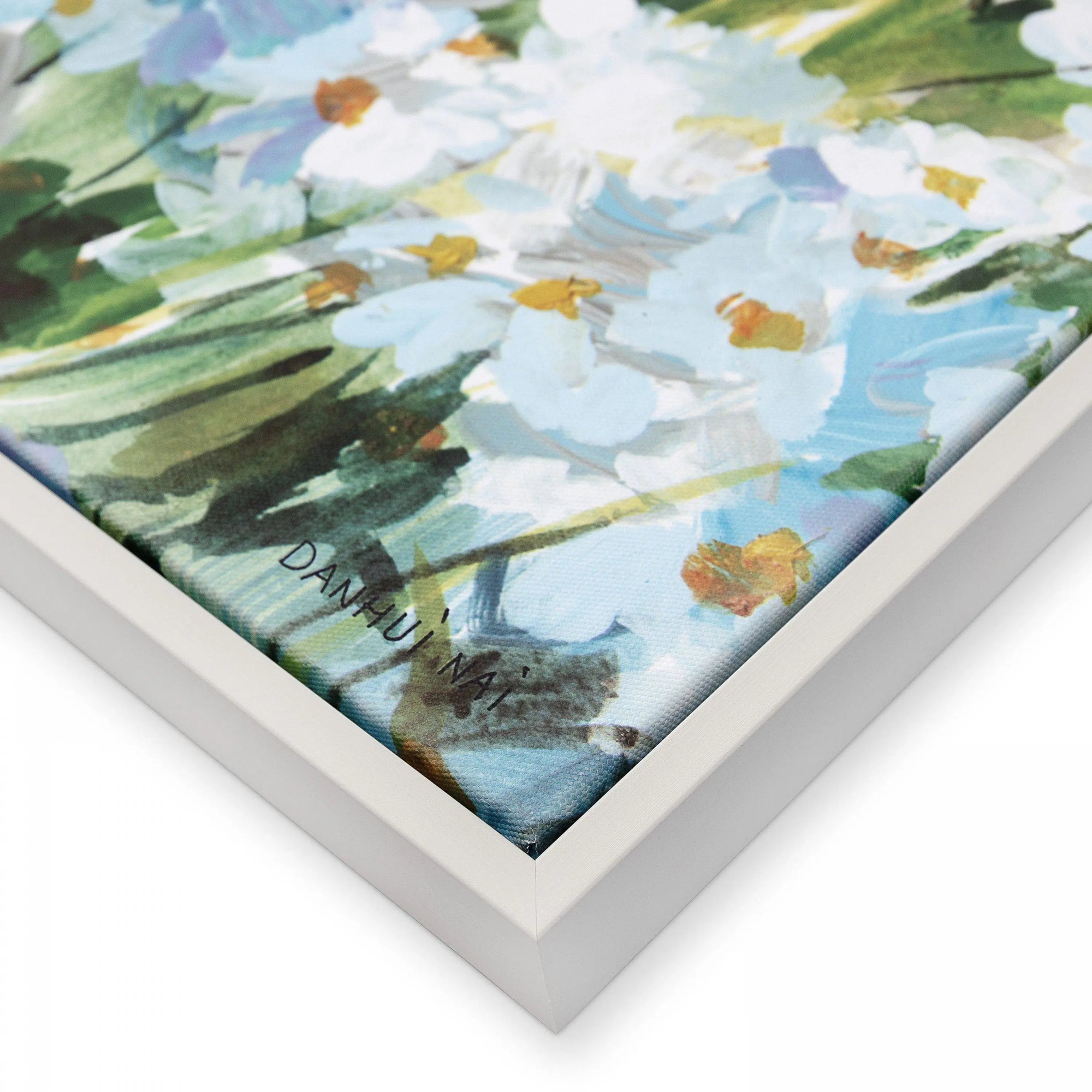 Wild Daisy Bay Framed Canvas