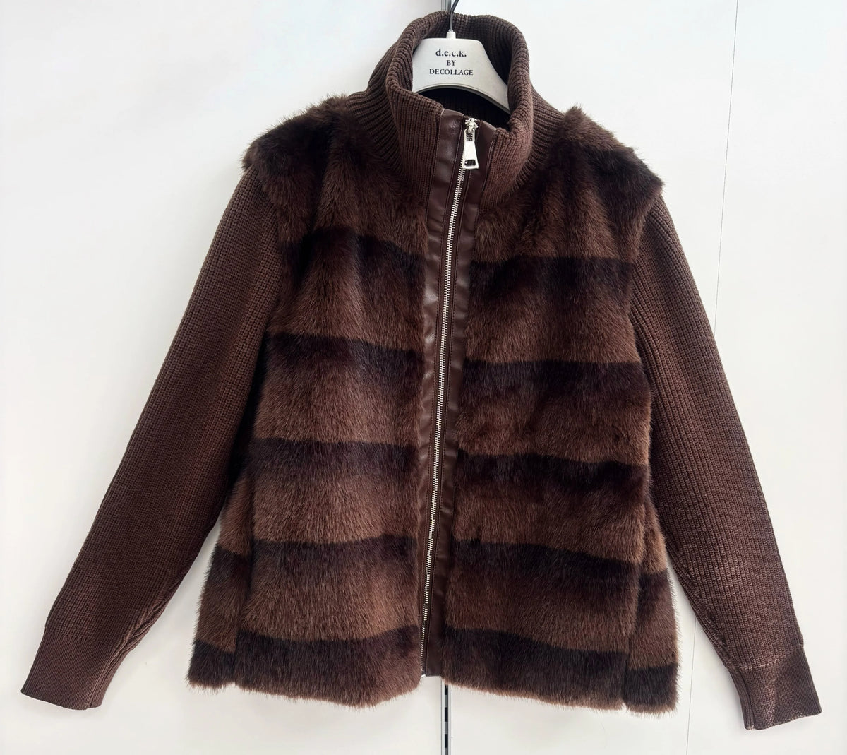 Deck Faux Fur Jacket 1851 Choc