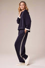 Triple Soft Leisure Trouser Navy Beige