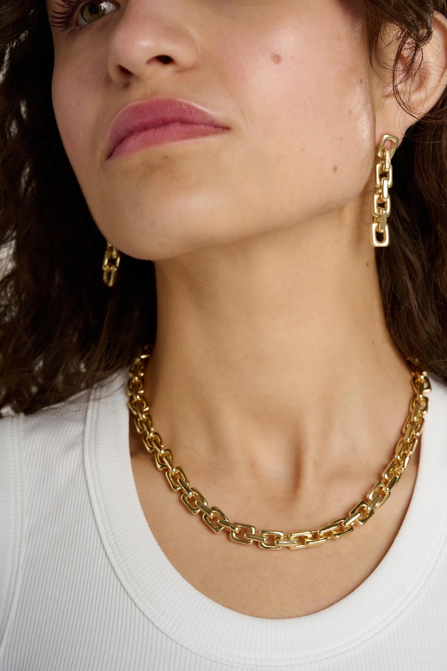 Link Necklace Gold