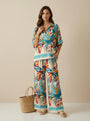 Palm Print Palazzo 12441