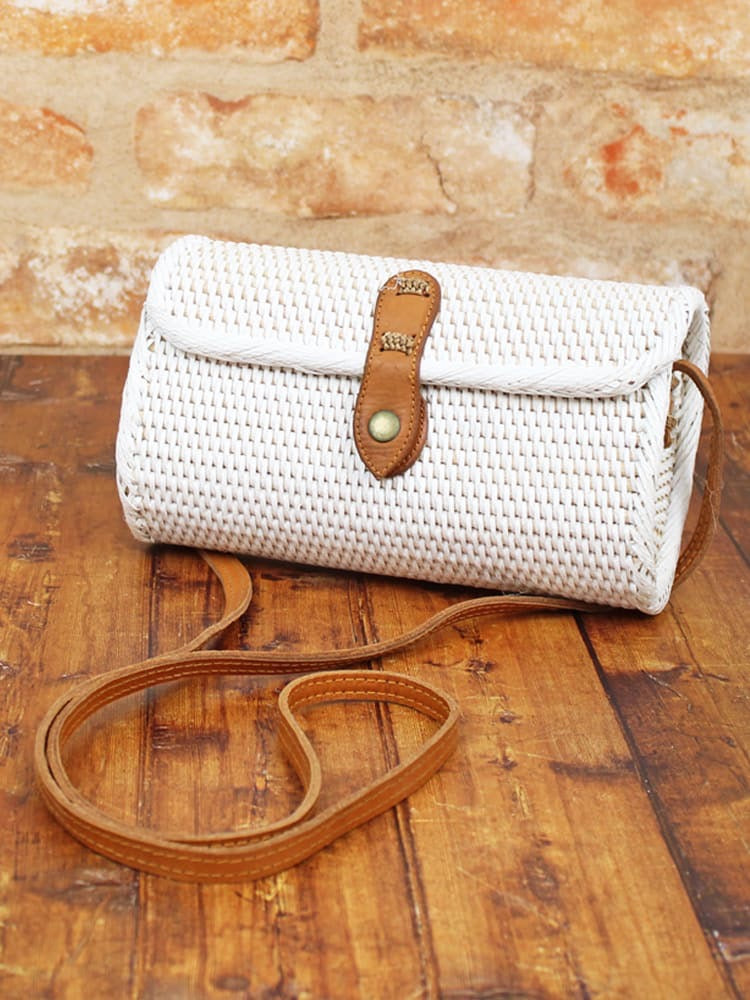 Barrel Bag White