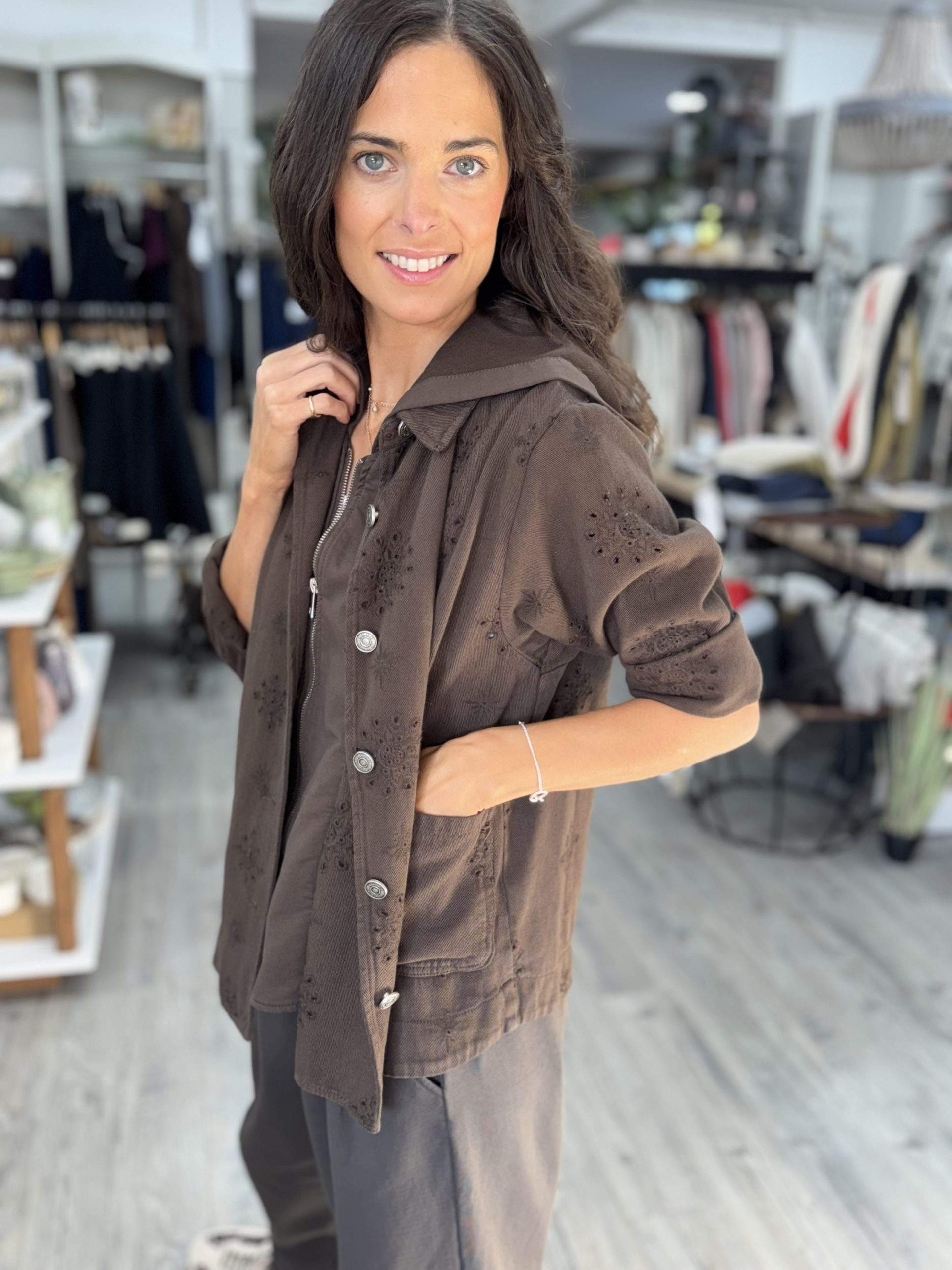 Deck Hood Jacket Taupe